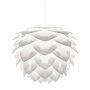 Silvia Medium hanglamp Ø50 wit snoer, wit